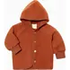 Engel Engel | Hooded jacket with wooden buttons | Magma melange