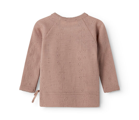 MarMar Copenhagen MarMar Copenhagen | Tut Wrap LS | Wool Pointelle | Burnt Rose