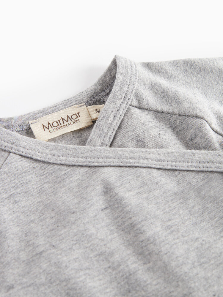MarMar Copenhagen MarMar Copenhagen | Tut Wrap LS | Modal New Born | Light Grey Melange