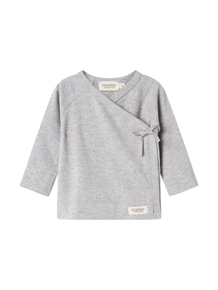 MarMar Copenhagen MarMar Copenhagen | Tut Wrap LS | Modal New Born | Light Grey Melange