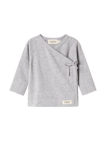 MarMar Copenhagen MarMar Copenhagen | Tut Wrap LS | Modal New Born | Light Grey Melange