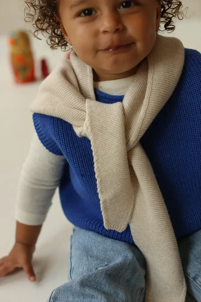 Hvid Hvid | Triangle Scarf Josephina | Cream