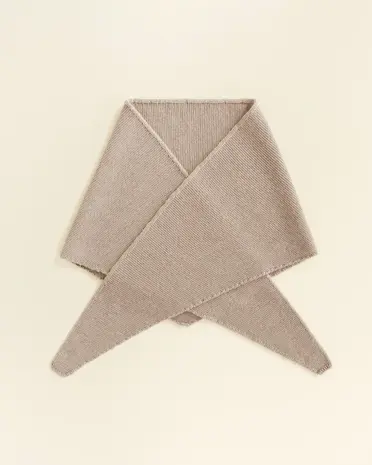 Hvid Hvid | Triangle Scarf Josephina | Sand