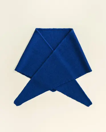 Hvid Hvid | Triangle Scarf Josephina | Cobalt Blue