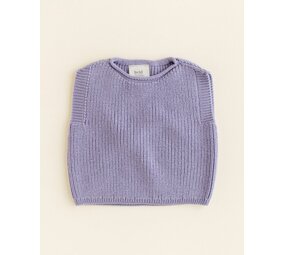 Hvid Hvid | Vest Harvey | Lilac 6-12 mnd