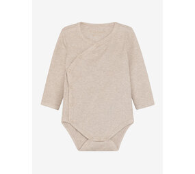 Fixoni Fixoni | Wrap Body LS Melange Rib | Pure Cashmere Melange