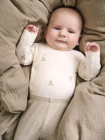 Fixoni Fixoni | Leggings Melange Rib | Pure Cashmere Melange