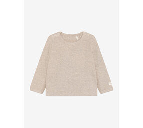 Fixoni Fixoni | T-shirt LS Melange Rib | Pure Cashmere Melange