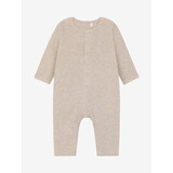 Fixoni Fixoni | Rompers LS Melange Rib | Pure Cashmere Melange