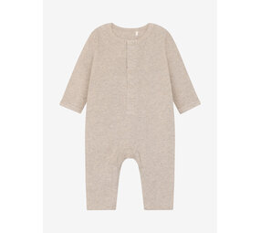 Fixoni Fixoni | Rompers LS Melange Rib | Pure Cashmere Melange