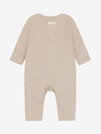 Fixoni Fixoni | Rompers LS Melange Rib | Pure Cashmere Melange