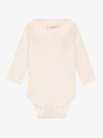Fixoni Fixoni | Body LS Pointelle | Eggnog