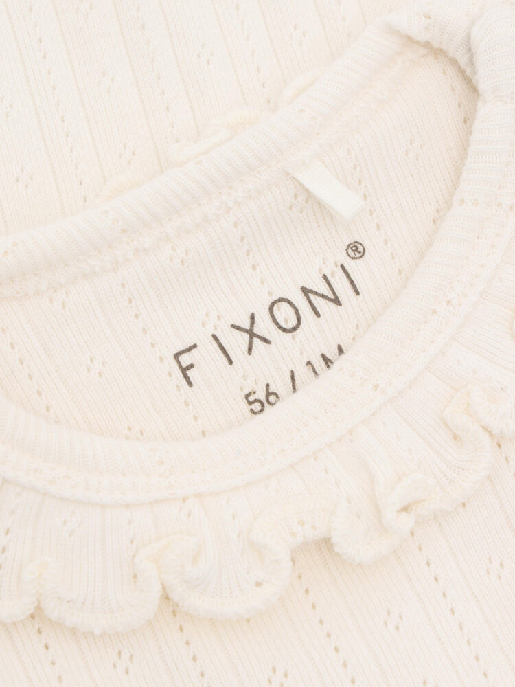 Fixoni Fixoni | Body LS Pointelle | Eggnog