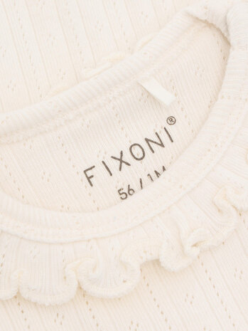 Fixoni Fixoni | Body LS Pointelle | Eggnog