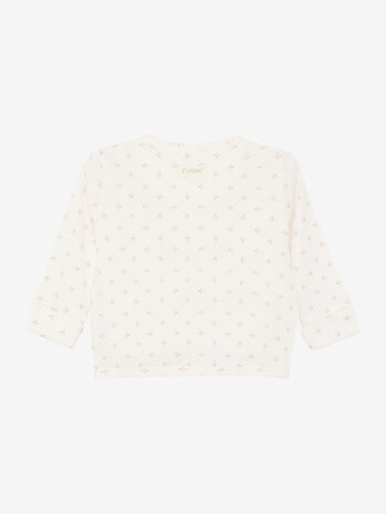 Fixoni Fixoni | Wrap T-shirt LS Rib  | Gardenia