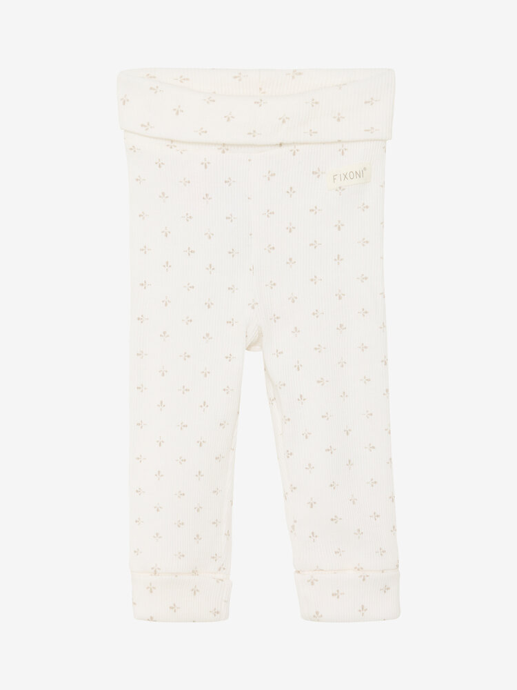 Fixoni Fixoni | Leggings Rib  | Gardenia