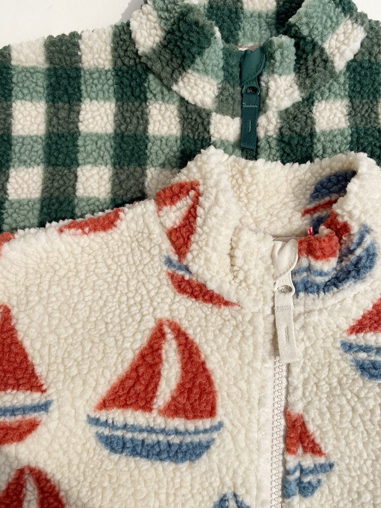 Konges Sløjd Konges Sløjd | Jody Teddy Jacket Grs | Green Check