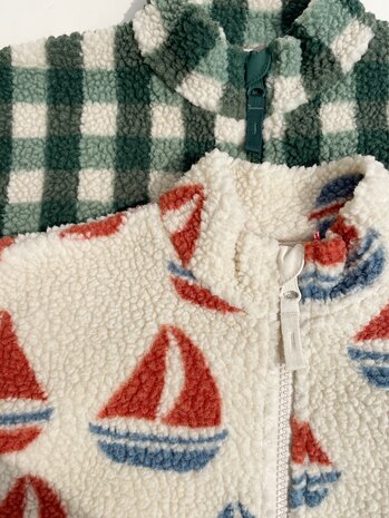 Konges Sløjd Konges Sløjd | Jody Teddy Jacket Grs | Green Check