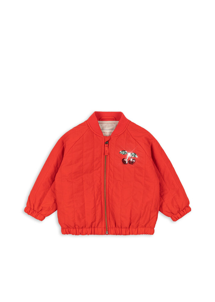 Konges Sløjd Konges Sløjd | Juno Sequin Bomber Jacket | Fiery Red