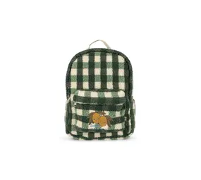 Konges Sløjd Konges Sløjd | Jody Teddy Backpack Grs | Green Check