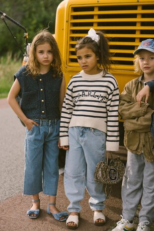 Charlie Petite Charlie Petite | Lou Balloon Jeans | Snow Blue