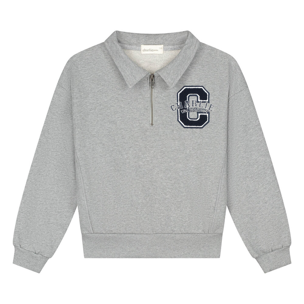 Charlie Petite Charlie Petite | Parker Sweater | Grey Melange