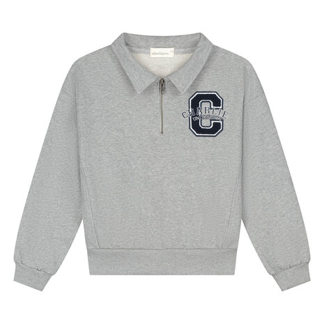 Charlie Petite Charlie Petite | Parker Sweater | Grey Melange