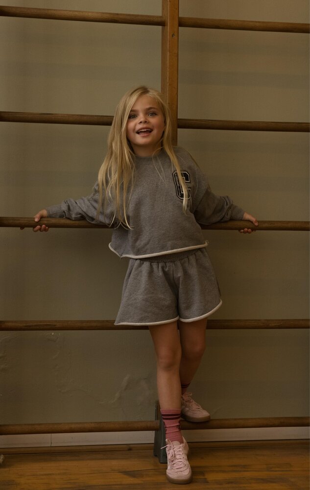 Charlie Petite Charlie Petite | Phillou Short | Grey Melange