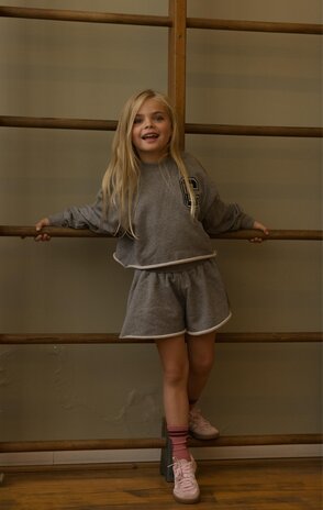 Charlie Petite Charlie Petite | Phillou Short | Grey Melange