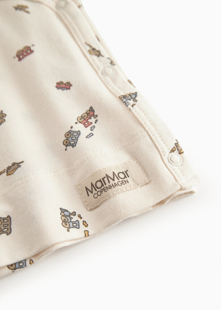 MarMar Copenhagen MarMar Copenhagen | Tuti Wrap LS | Modal Smooth Print | Trains