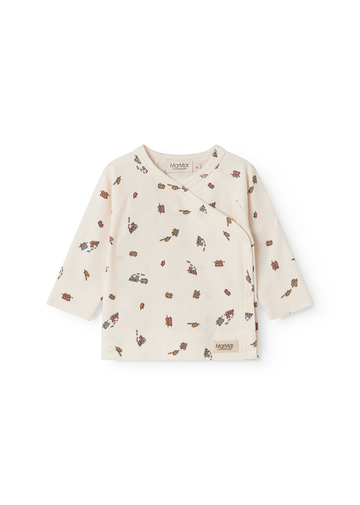 MarMar Copenhagen MarMar Copenhagen | Tuti Wrap LS | Modal Smooth Print | Trains