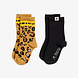 Mini Rodini Mini Rodini | Basic Leopard 2-Pack Socks | Multi