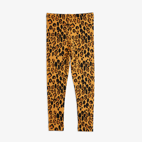Mini Rodini Mini Rodini | Basic Leopard Leggings | Beige