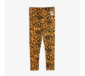 Mini Rodini Mini Rodini | Basic Leopard Leggings | Beige