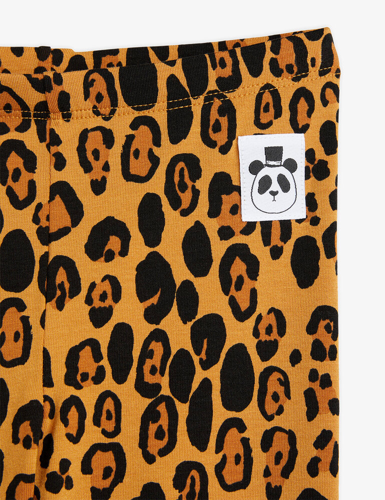 Mini Rodini Mini Rodini | Basic Leopard Leggings | Beige