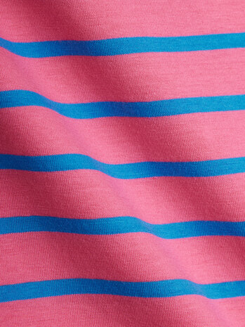 Mini Rodini Mini Rodini | Stripe Yd Ss Dress | Pink