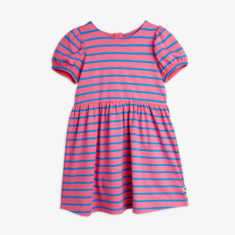 Mini Rodini Mini Rodini | Stripe Yd Ss Dress | Pink