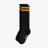 Mini Rodini Mini Rodini | Football Stripe Knee-High Socks | Black