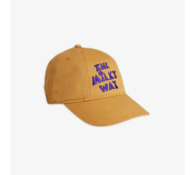 Mini Rodini Mini Rodini | The Milky Way Emb Soft Cap | Beige