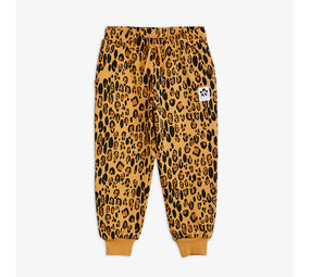 Mini Rodini Mini Rodini | Basic Leopard Sweatpants | Beige