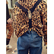 Mini Rodini Mini Rodini | Basic Leopard Sweatshirt | Beige