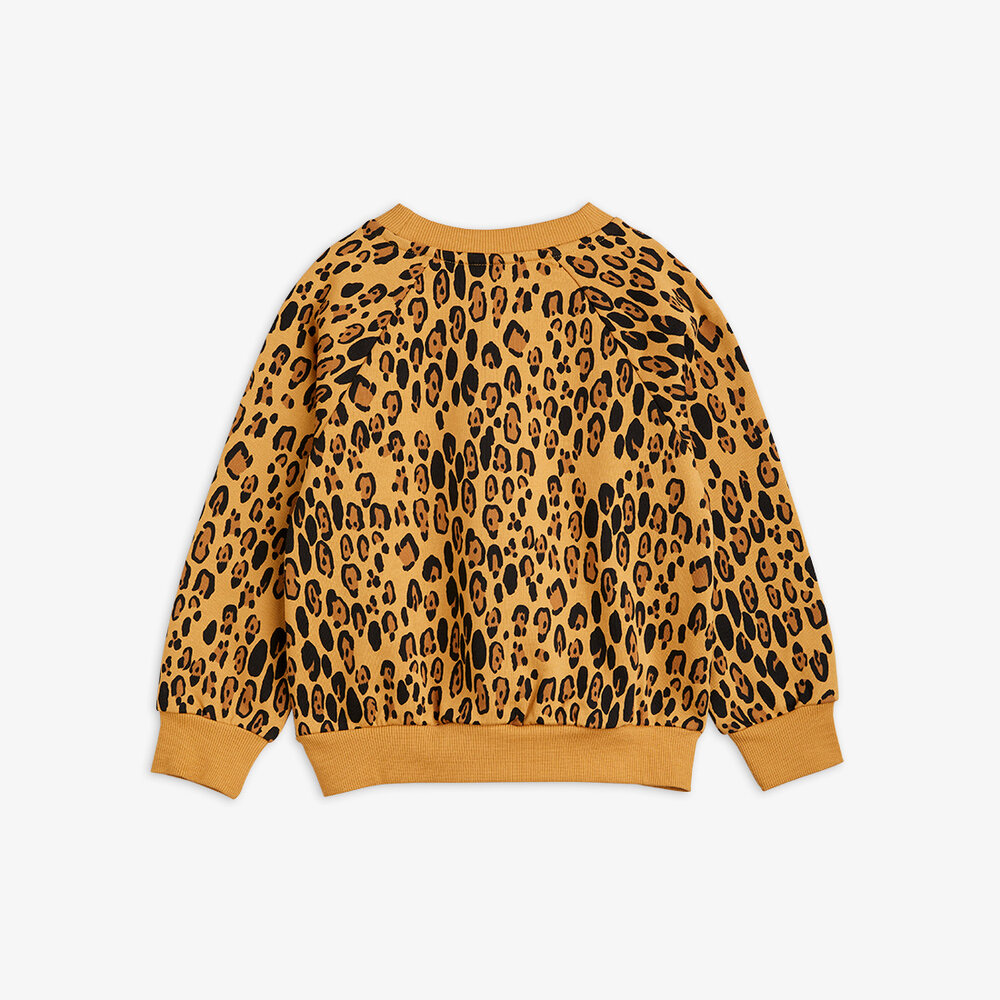 Mini Rodini Mini Rodini | Basic Leopard Sweatshirt | Beige