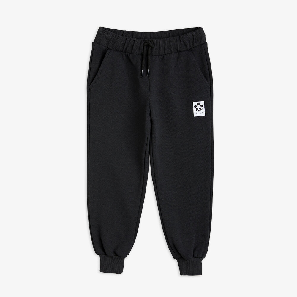 Mini Rodini Mini Rodini | Basic Solid Sweatpants | Black