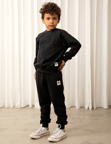 Mini Rodini Mini Rodini | Basic Solid Sweatpants | Black