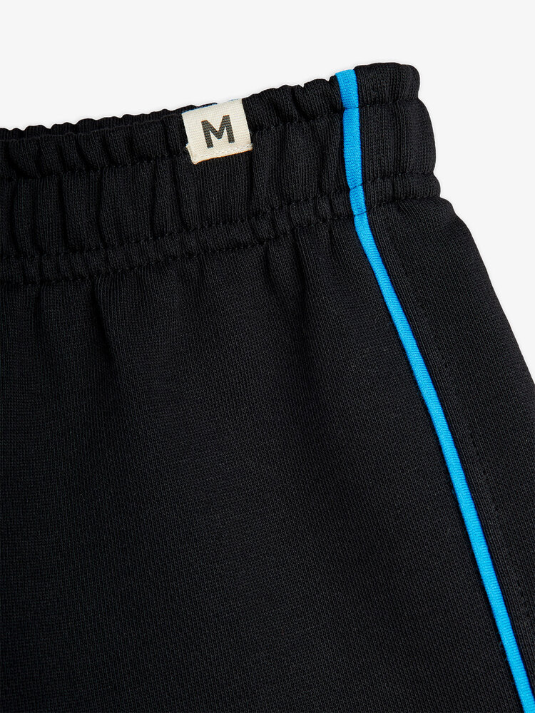 Mini Rodini Mini Rodini | Plain Piping Sweatshorts | Black