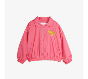 Mini Rodini Mini Rodini | Planet Emb Nylon Jacket | Pink