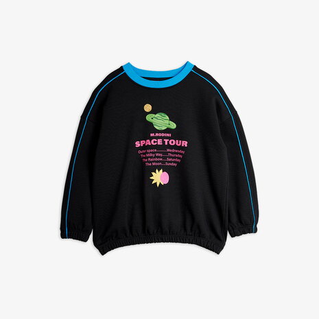 Mini Rodini Mini Rodini | Space Tour Sp Sweatshirt | Black