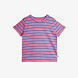 Mini Rodini Mini Rodini | Stripe Yd Ss Tee | Pink