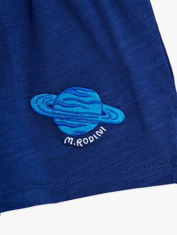 Mini Rodini Mini Rodini | Planet Emb Shorts | Blue