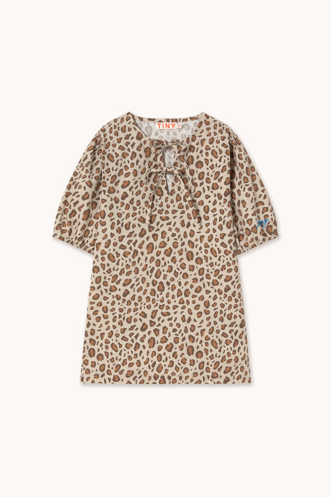 Tiny Cottons Tiny Cottons | Animal Print Bows Dress